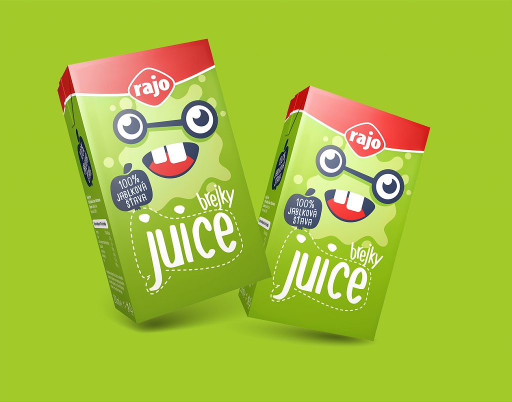 New packaging design for Rajo's flavored milk - MAISON D'IDÉE Prague