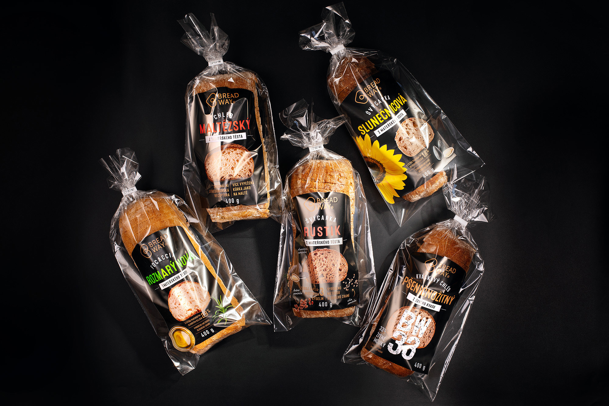 BREADWAY kvaskovy chlieb pecivo kvasok packaging