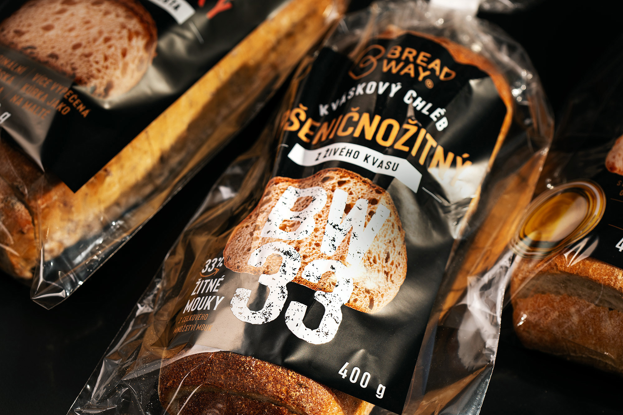 BREADWAY kvaskovy chlieb pecivo kvasok packaging