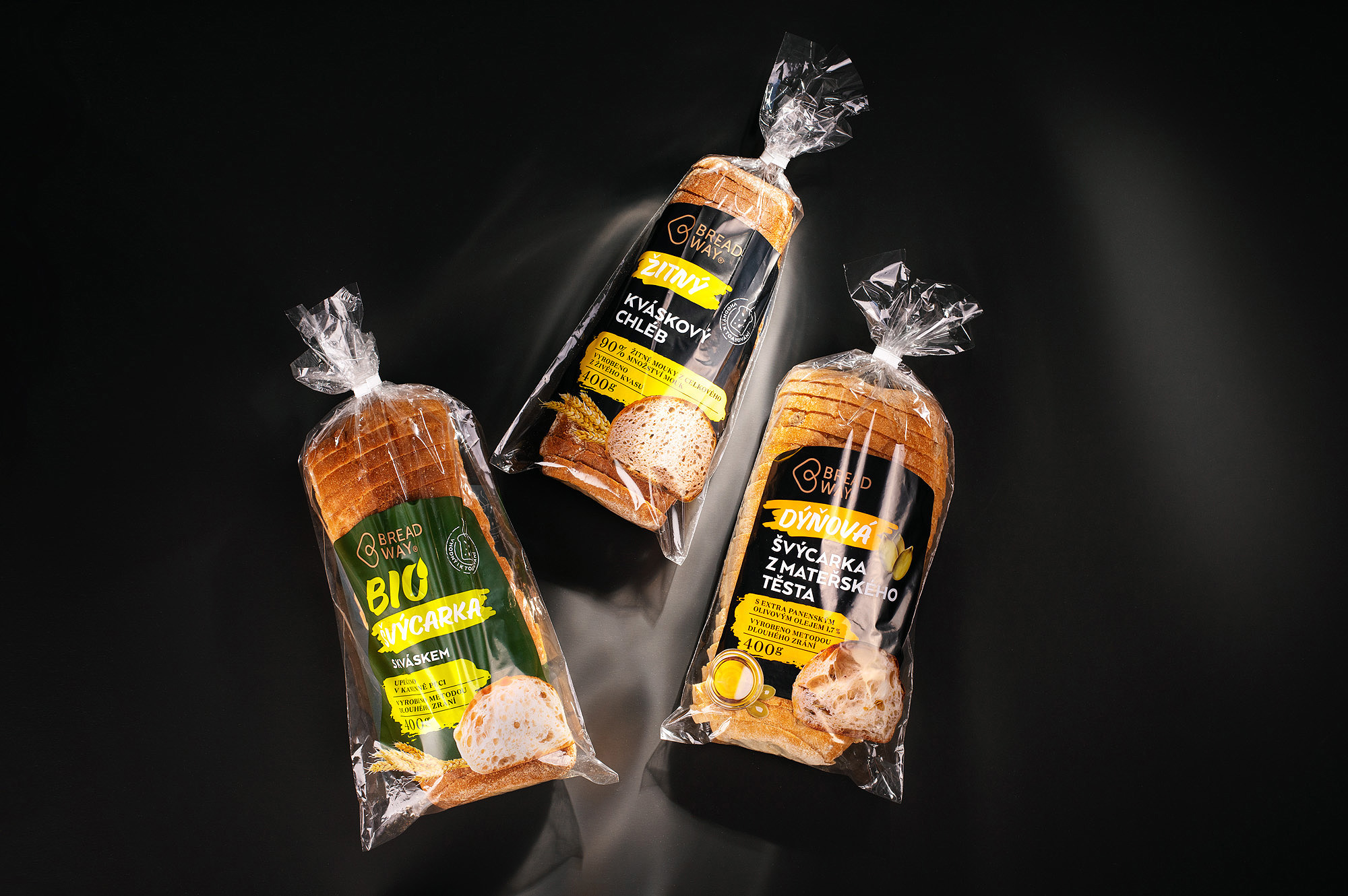 BREADWAY kvaskovy chlieb pecivo kvasok packaging