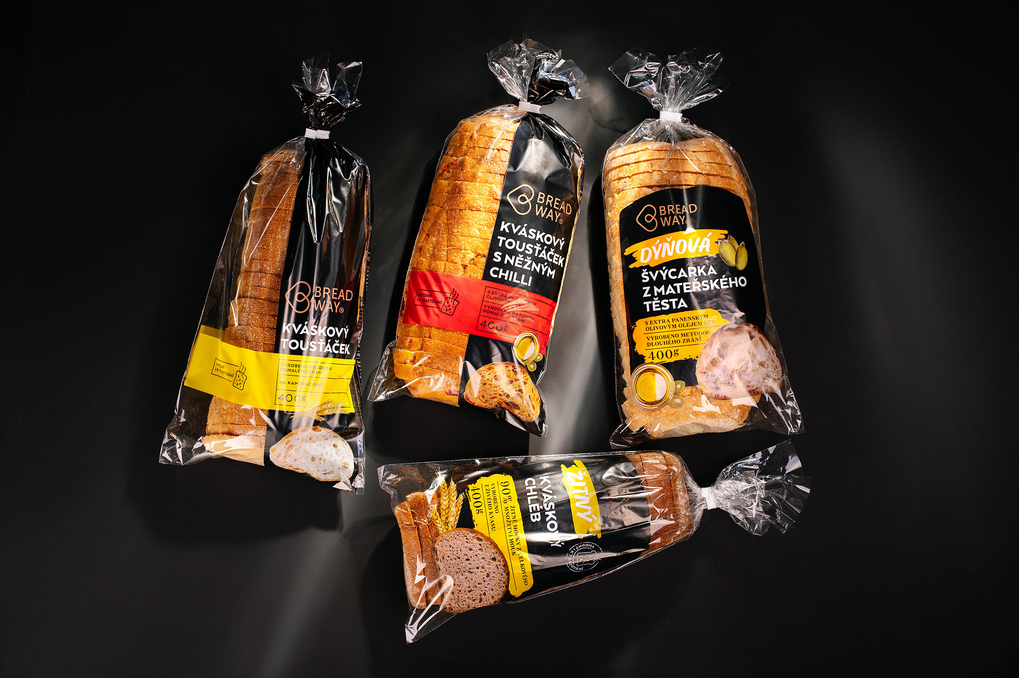 BREADWAY kvaskovy chlieb pecivo kvasok packaging