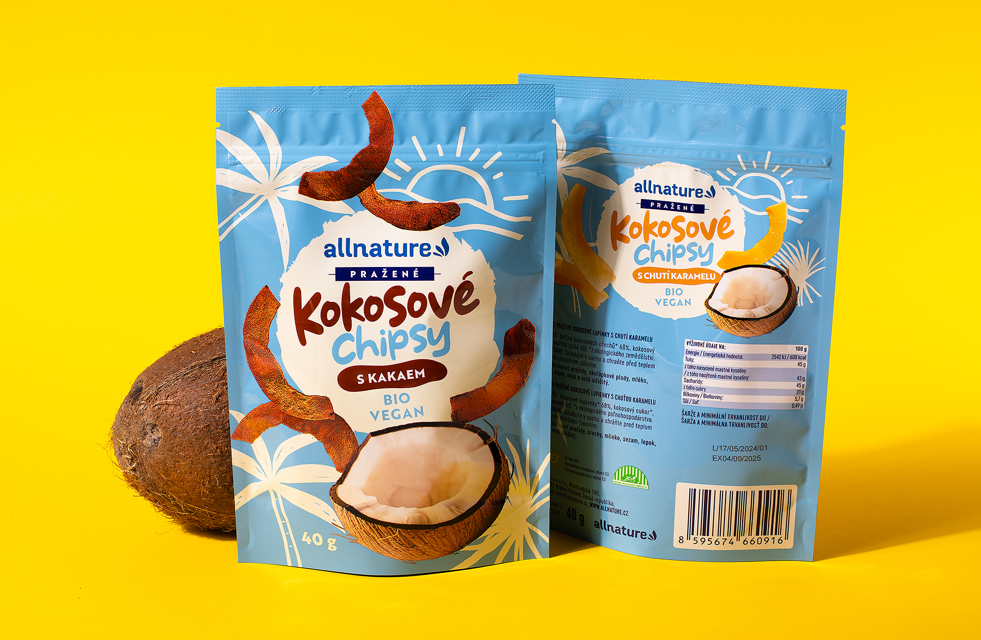 allnature packaging kokosove chipsy