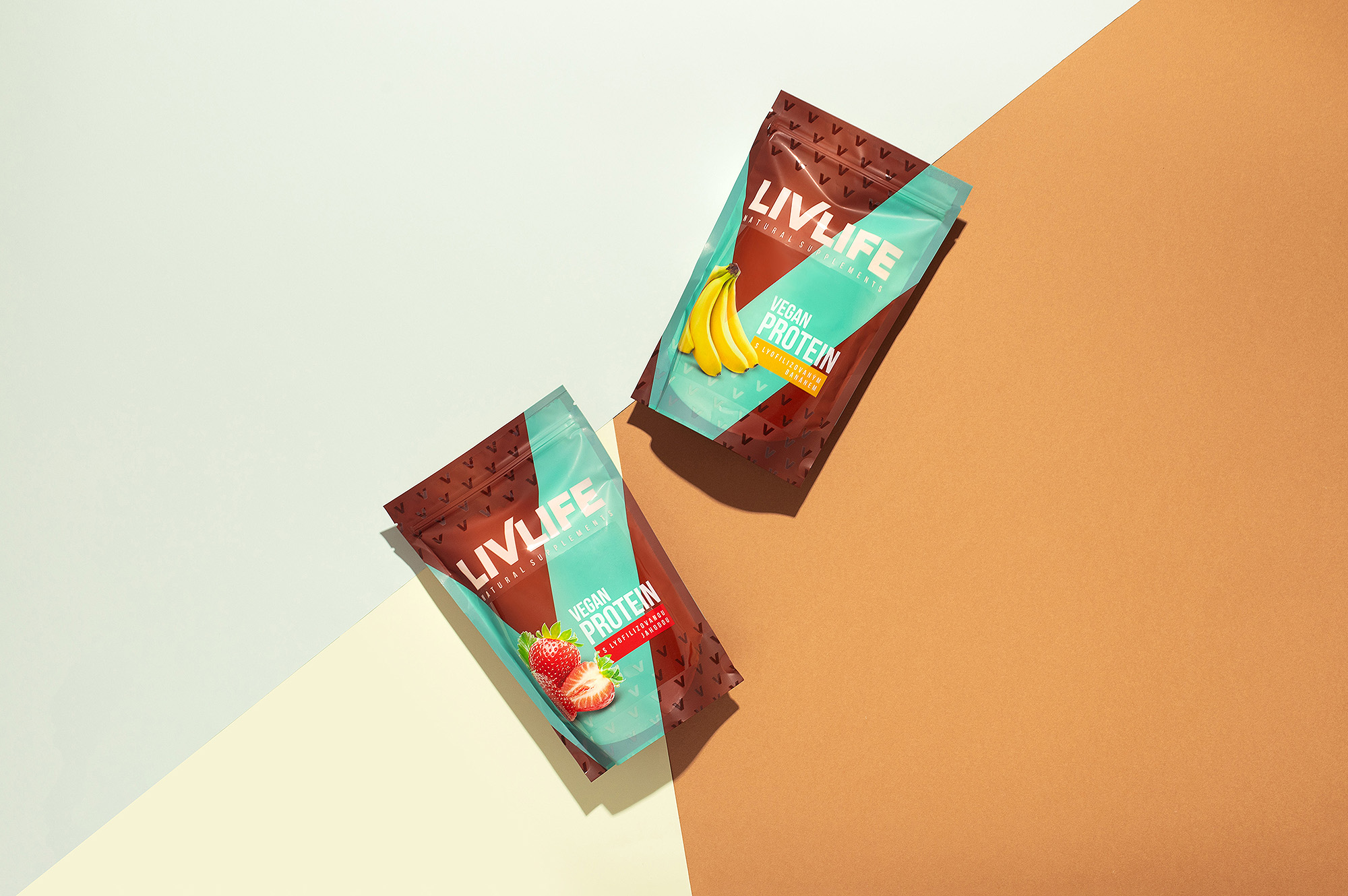 liv life vegan protein packaging