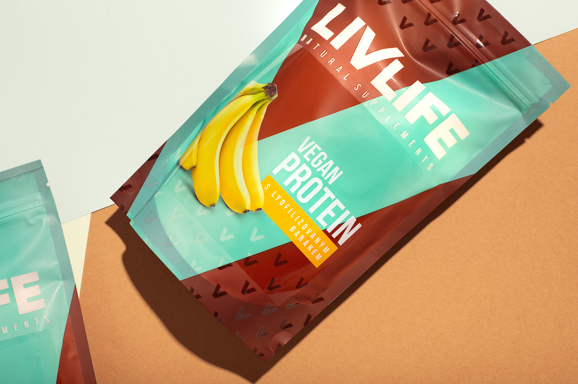 liv life vegan protein packaging