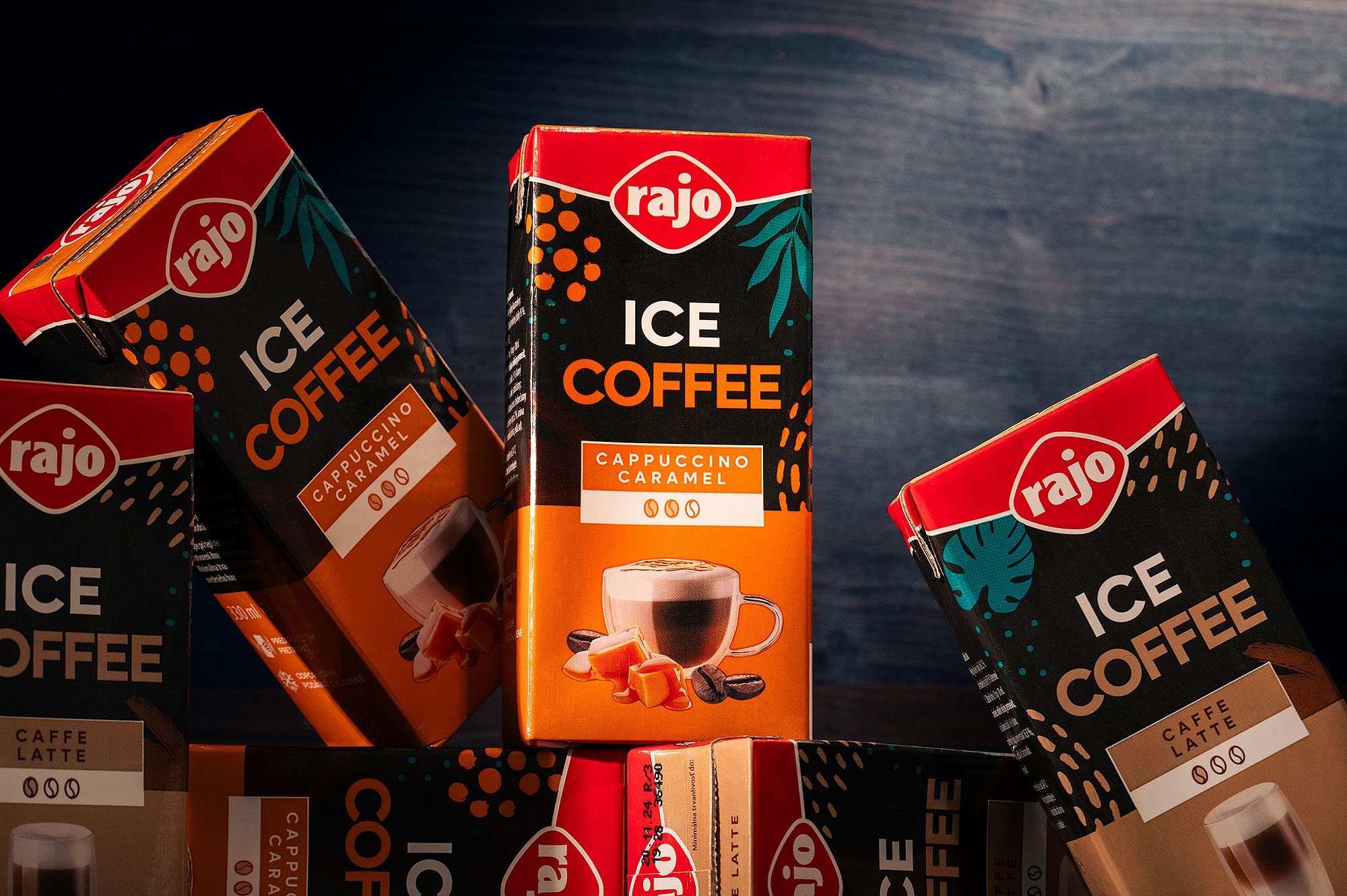 rajo ice coffee packaging