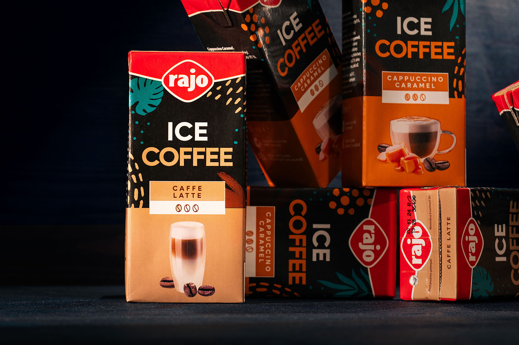 rajo ice coffee packaging