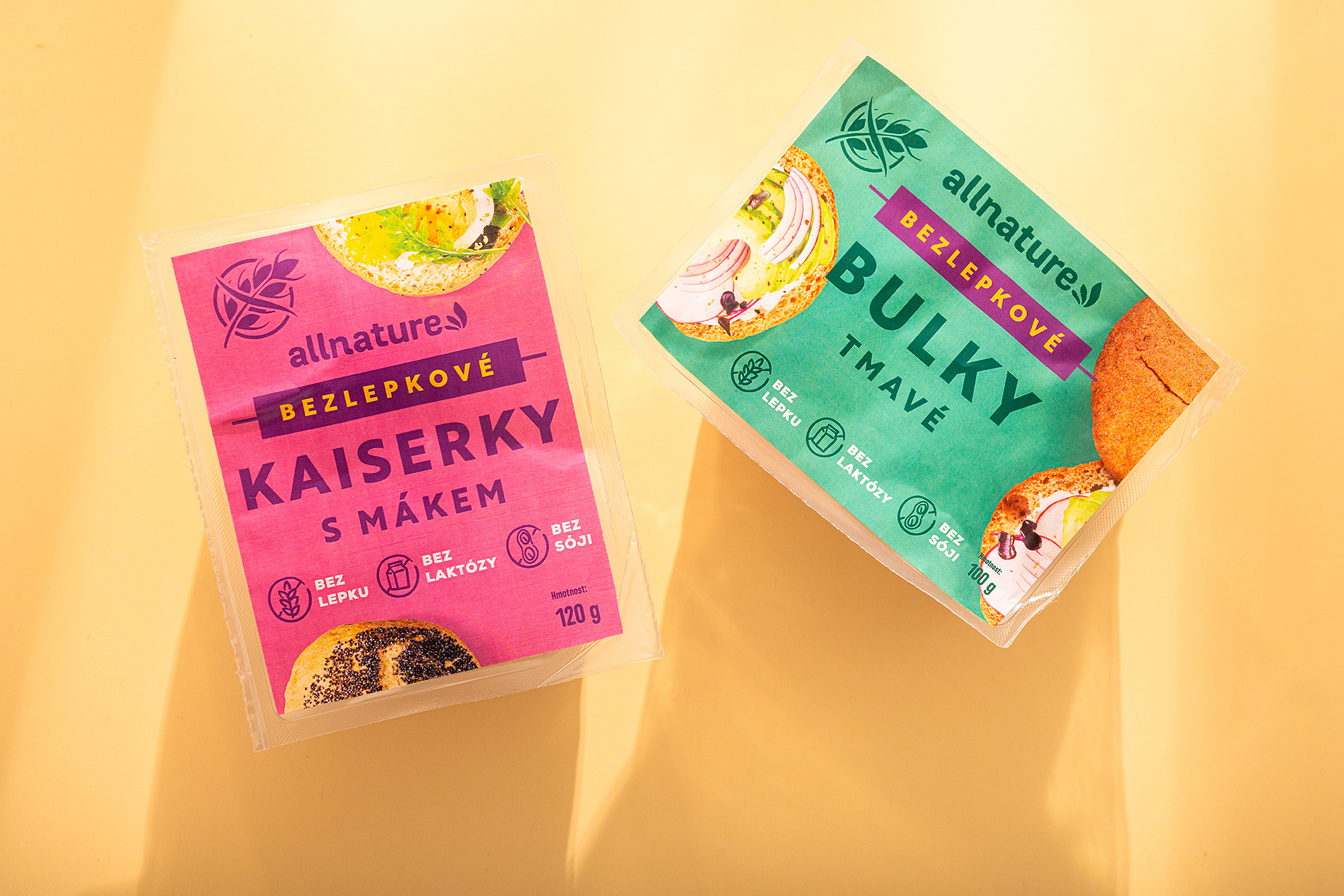 all nature packaging colorful gluten free bread