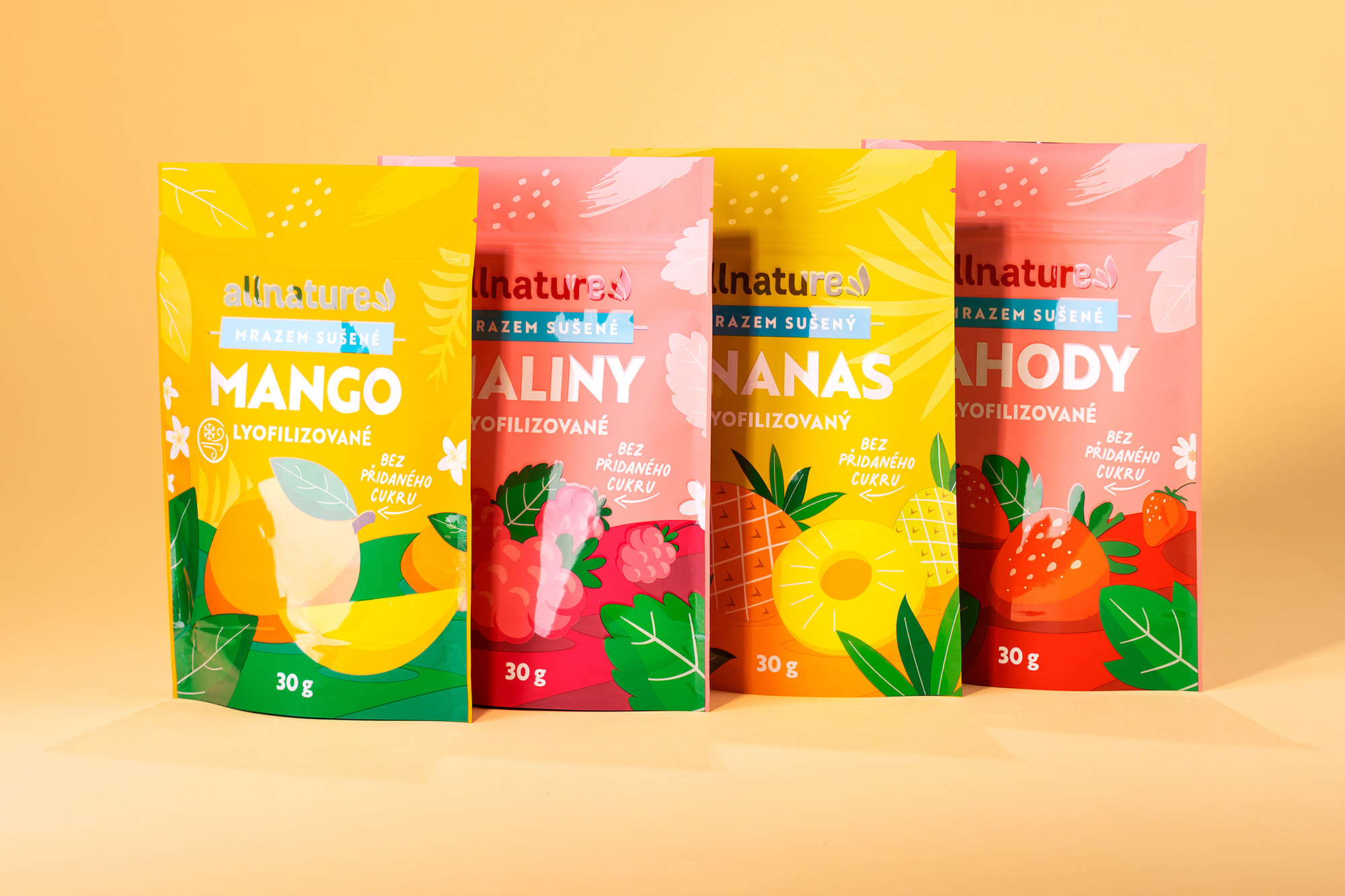 allnature packaging colorful lyo fruit